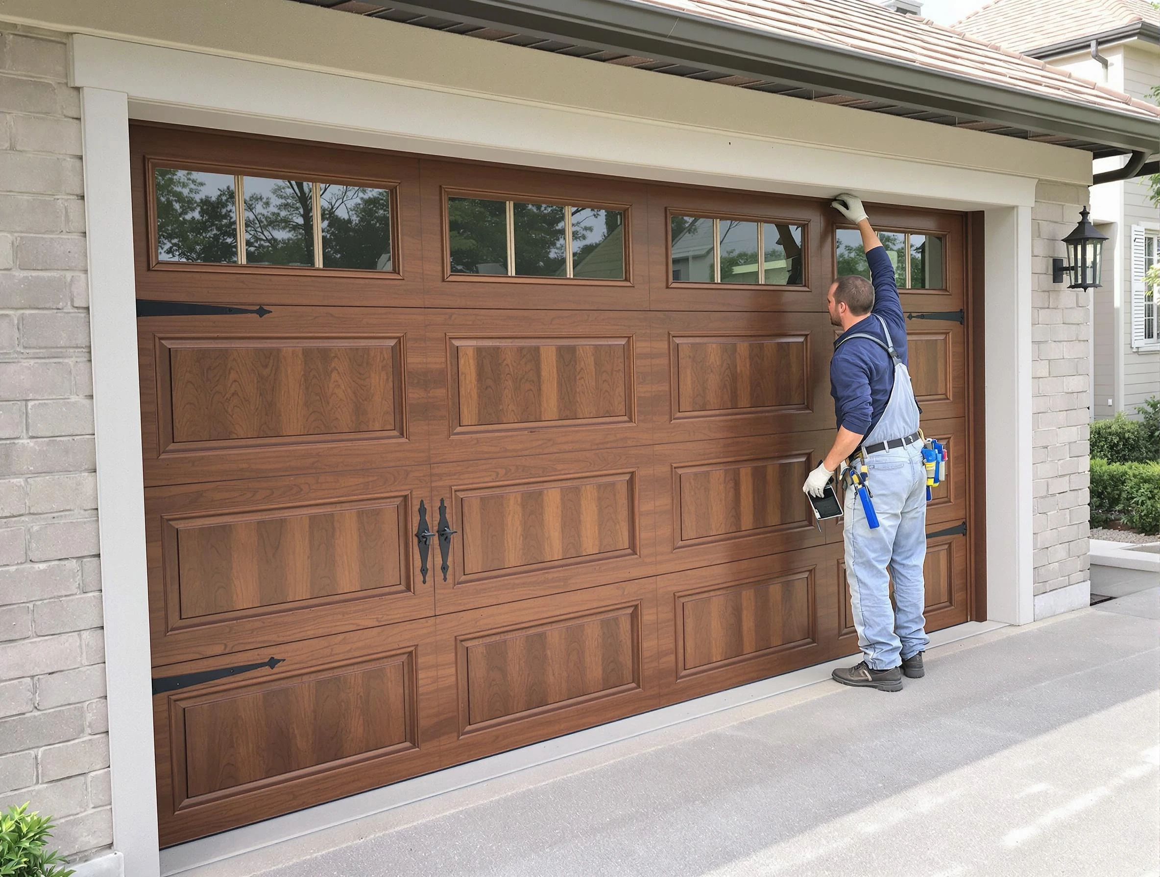 Custom garage door showcase by Dublin Garage Door Repair in Dublin