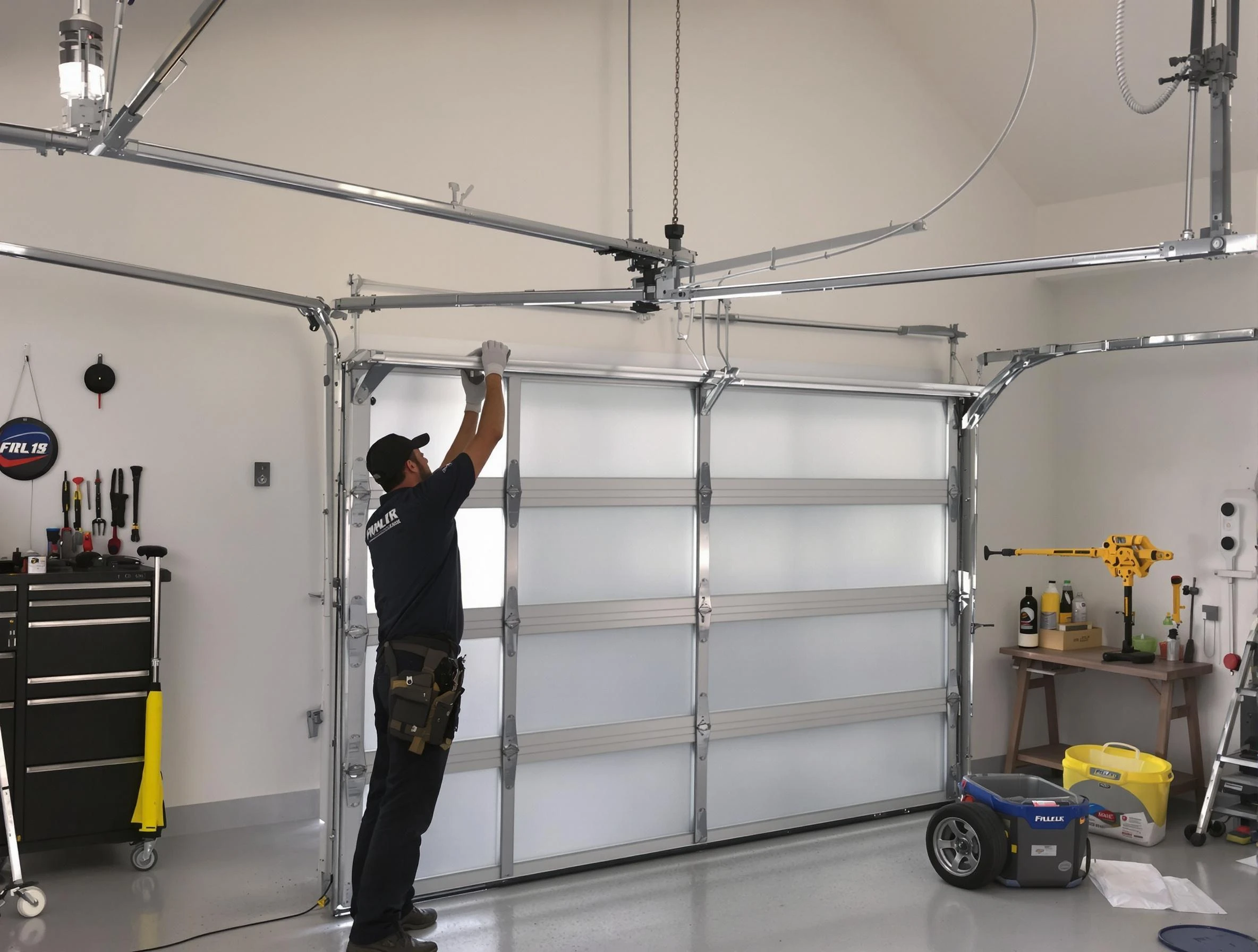 Dublin Garage Door Repair certified team performing precision garage door installation in Dublin