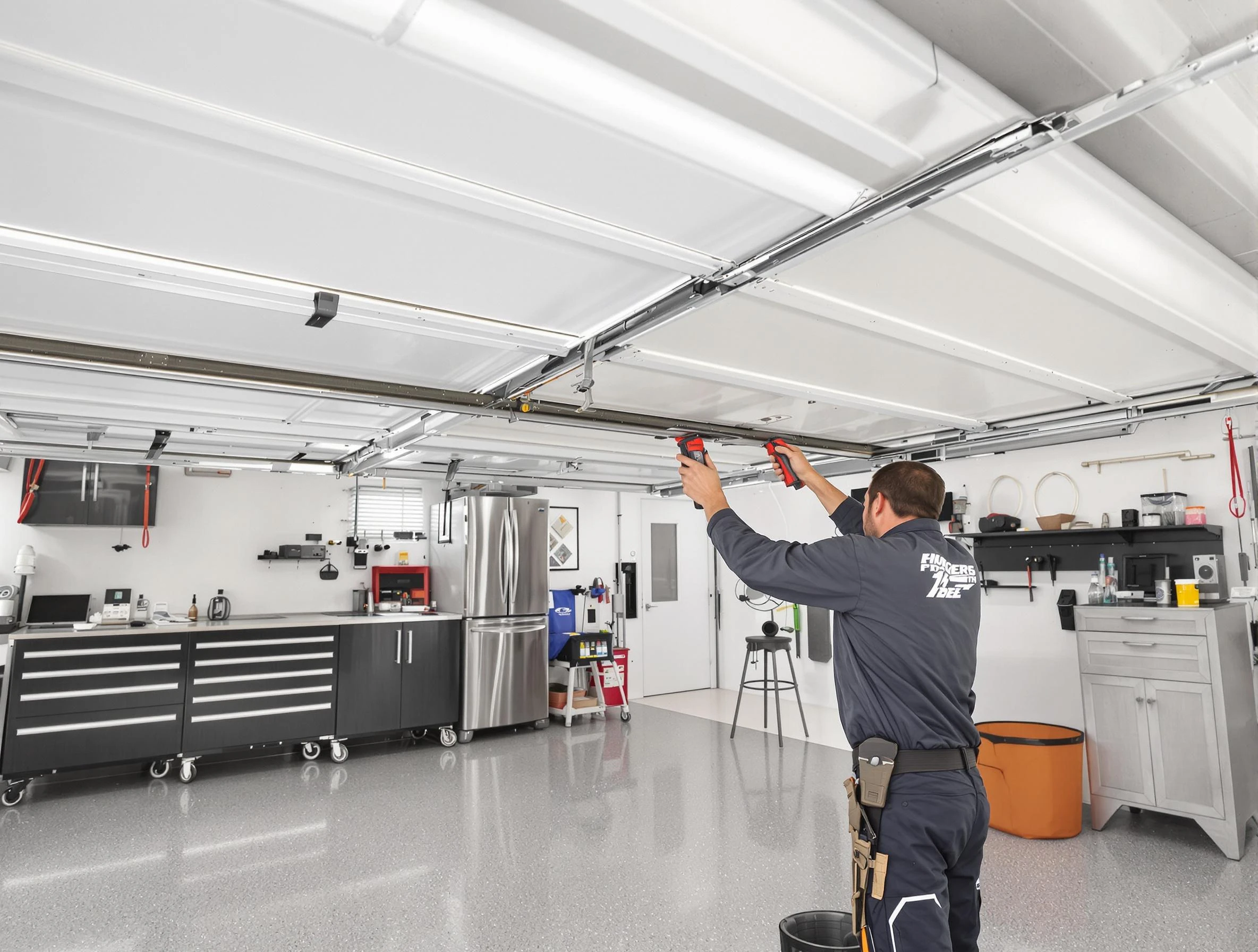 Overhead garage door repair service by Dublin Garage Door Repair in Dublin
